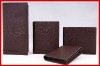 Long genuine leather wallet