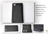 Long leather wallet/travel wallet/business wallet