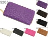 Long zipper brand leather wallets&purse