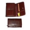 Lot of 200 New PU Leather Brown TriFold Wallet Genuine Leather Wallet