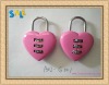 Love Heart-Shaped padlock with 3 digital for promational gifts