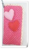 Love Love Cotton Fabric Phone Case/Wrist Bag