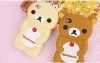Lovely Baby Bear Deisgn silicon case for Apple iPhone 4G
