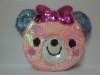 Lovely Bear Shaped beaded sequin coin purse