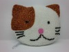 Lovely Cat Face Beaded Coin Purse