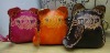 Lovely Cat Shape Genuine Leather Coin purses