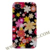 Lovely Flower Pattern Front and Back Hard Case Covers for iPhone 4 4G