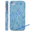 Lovely Flower Pattern Hard Case for iPhone 4/iPhone 4S
