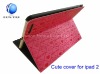Lovely Leather PU  Cover for ipad 2