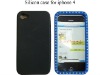 Lovely Silicone Skin For iPhone 4 -- Diamond Design