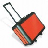 Lovely and durable red aluminum trolley case