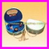 Lovely and fashion half-moon-shaped cosmetic case