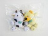 Lovely and mini animal plush key chain