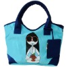 Lovely canvas shopping tote bag