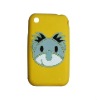 Lovely cartoon animal OEM design silicone cover for iphone4g