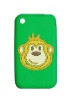 Lovely cartoon animal design iphone4g silicone case