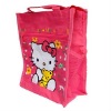 Lovely cartoon students' satchel bag non-woven bag for shopping