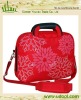 Lovely convinient red laptop briefcase/laptop messenger/laptop hand bag 14'