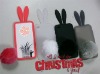 Lovely cute soft Rabbit case for ipod Touch 4