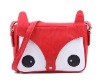 Lovely fox bag handle bag ladies' bag free shipping