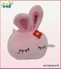 Lovely rabbit super soft plush coin bag