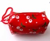 Lovely red pvc cosmetic bag