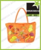 Lovely starfish zipper shell beach tote bag