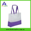 Lovely two color rpet polyeater shopping bag
