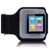 Low Profile Neoprene Sport Armband for iPod Nano 6G & Shuffle 4G (Black)