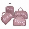 Luggage Set with Trolley Handle System, Made of Shandong Silk
