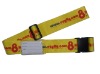 Luggage belt with tag