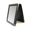 LuxeLeather Vertical Flip Case for Apple iPad (Black)