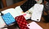 Luxury 3D effection soft skin tpu case for iphone4s shiny candy color