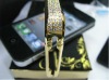 Luxury Bling Diamond Bumper Case Cover For iPhone 4 4G,gold and silver available