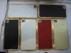 Luxury Diamond Pearl Skin hard case with hand-made diamond case For iPhone 4/ 4S