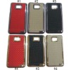 Luxury Dots Pattern Electroplating side Hard case for Samsung i9100 Galaxy S2
