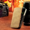 Luxury Leather Battery Case for iPhone 4S