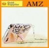 Luxury Leopard Stand Handbag Designer cell phone Case For AT&T Iphone 4 4G