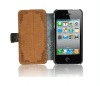 Luxury Real leather case for iPhone 4G  good workmanship
