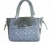 Luxury Silver PU Handbag