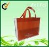 Luxury eco-friendly orange bag with white gusset new bag