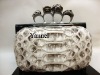 Luxury genuine python skin clutch bag,leather evening  bag