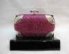 Luxury lady Crocodile skin clutch bag