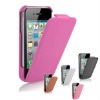 Luxury leather case for iphone 4g