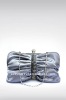 Luxury satin evening bag