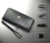 MENS BI-FOLD LEATHER CARD HOLDER WITH ANTI-BACTERIAL FUNCTION