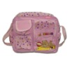 MIDDLE SIZE MAMI BAG,GIRL,BEAR LYING ON GRASS