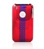 MOBI Metallic Case for Apple iPhone 3G/3GS (Red/Blue)