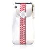 MOBI Metallic Case for Apple iPhone 3G/3GS (Silver/Red)