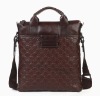 MOQ1(Free Shipping)- Guaranteed 100% Genuine Laptop leather messenger bag,Brand Designer messenger bag